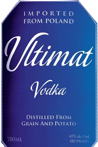 Ultimat Vodka Etikett
