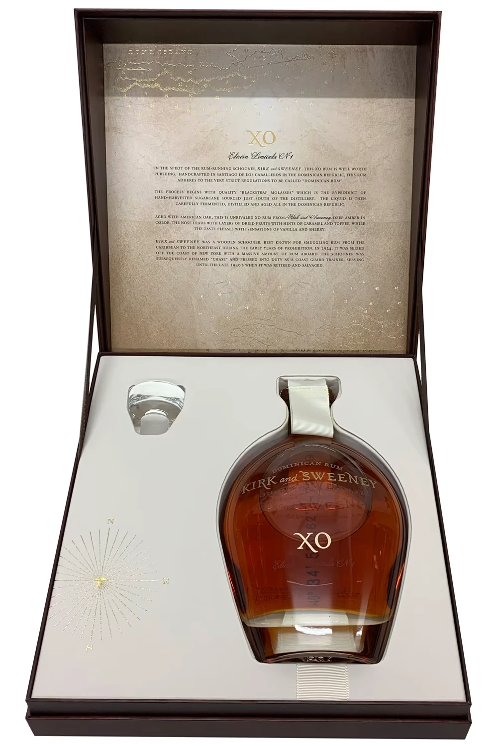 Kirk and Sweeney XO Rum in BOX