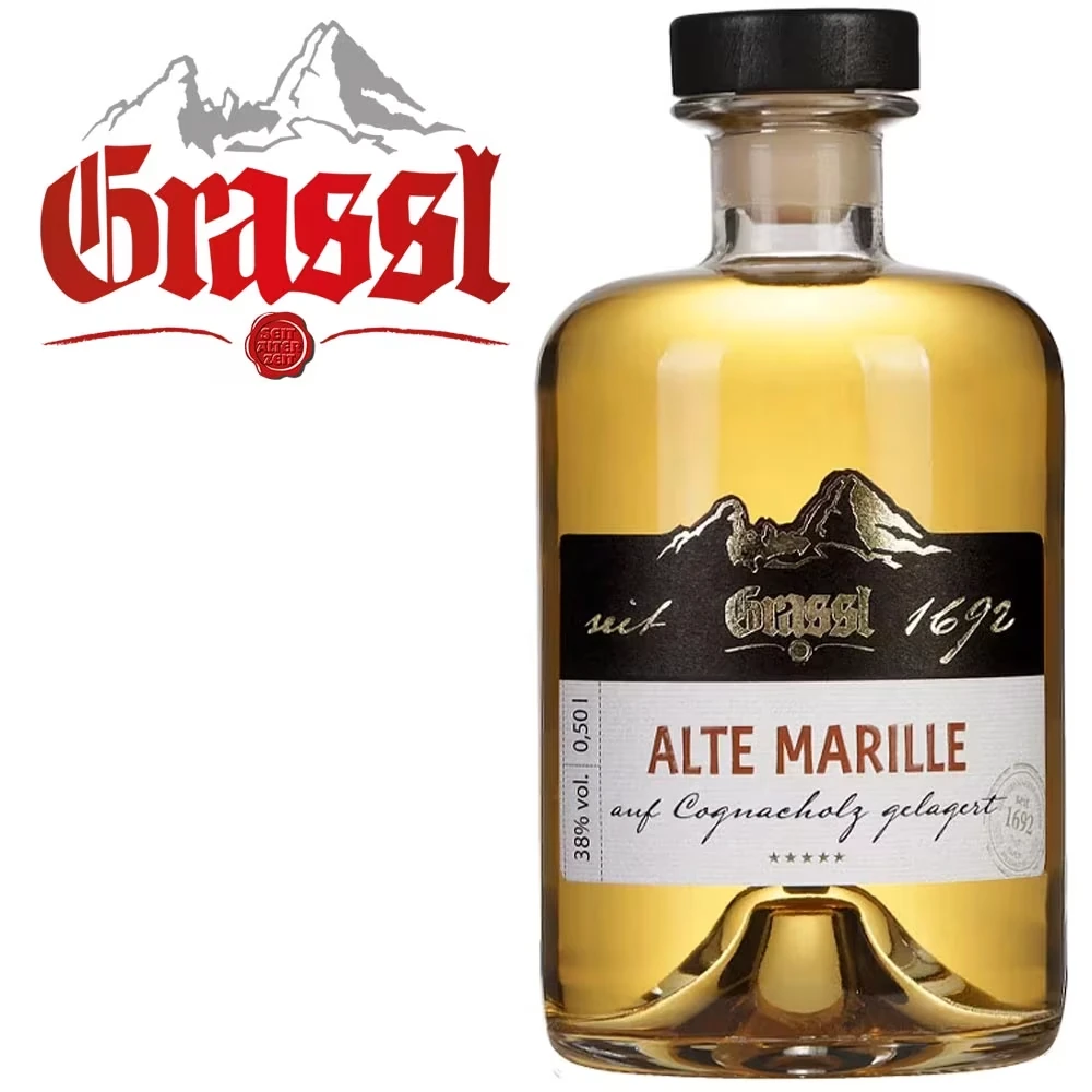 Grassl Alte Marille - Cognac Fass - 38% Vol.
