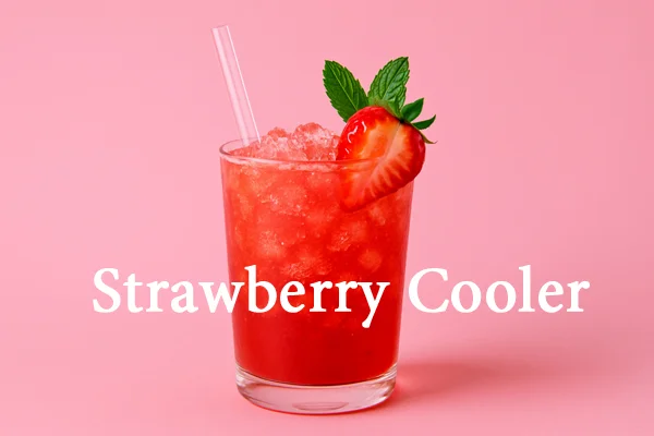 Pink Strawberry Drink