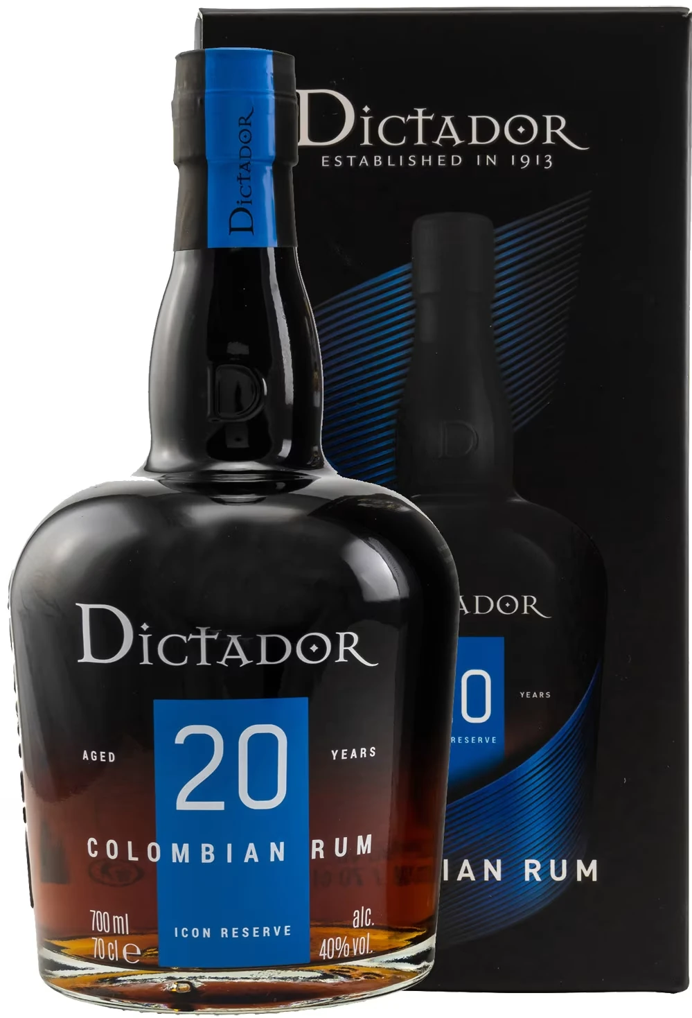 Dictator 20 Jahre Rum mit Geschenkbox