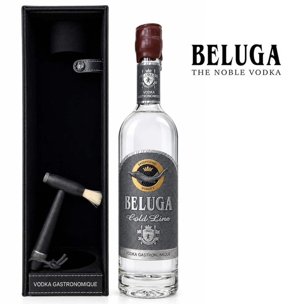 Vodka, Beluga, Gold Line, Flasche, Geschenkset, Vodka, Beluga, Gold Line, Gift set, Flasche