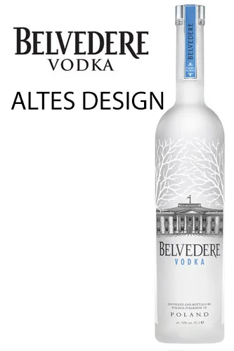Belvedere 0,7 Liter Vodka - Altes Design