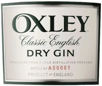 Oxley-Gin-Etikett
