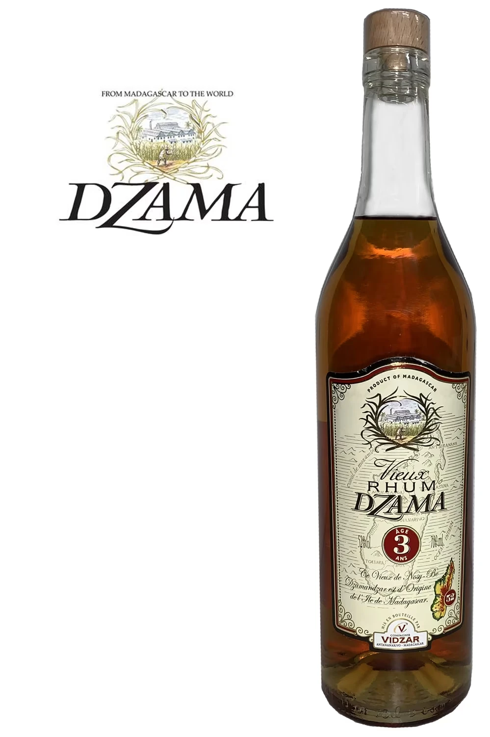 Dzama Vieux 3 Jahre Rum