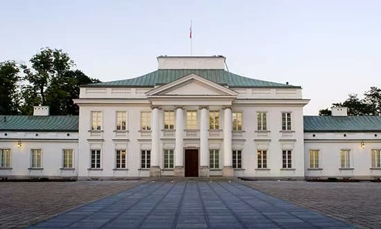 Pałac Belweder in Warschau – Namensgeber von Belvedere Vodka