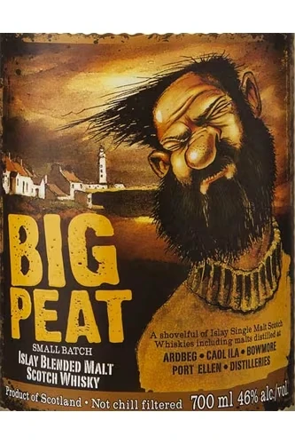Big Peat Whisky Etikett