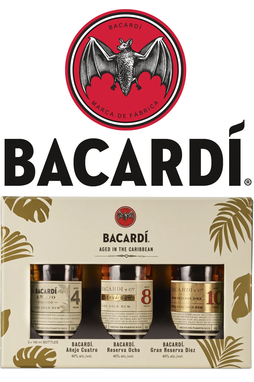 Bacardí Discovery Pack 3 x 100 ml
