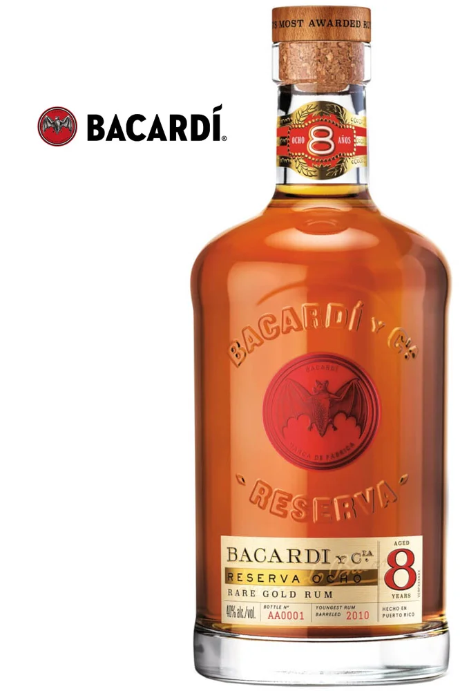 Bacardi 8 Jahre Rum - 1 Liter
