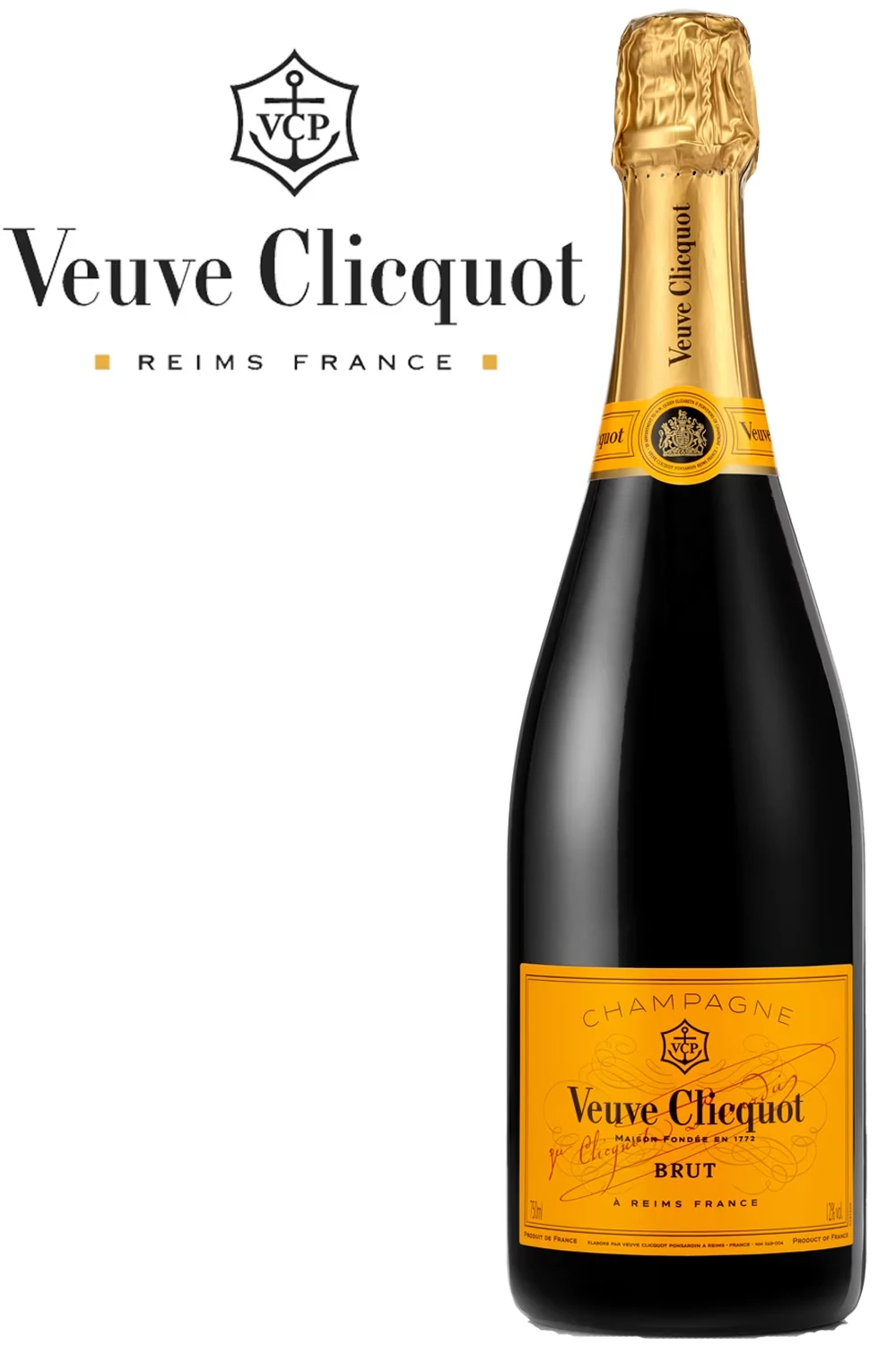 Veuve Cliquot Brut Champagner Flasche