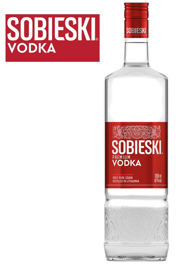 Sobieski 100% Grain Vodka - 1 Liter