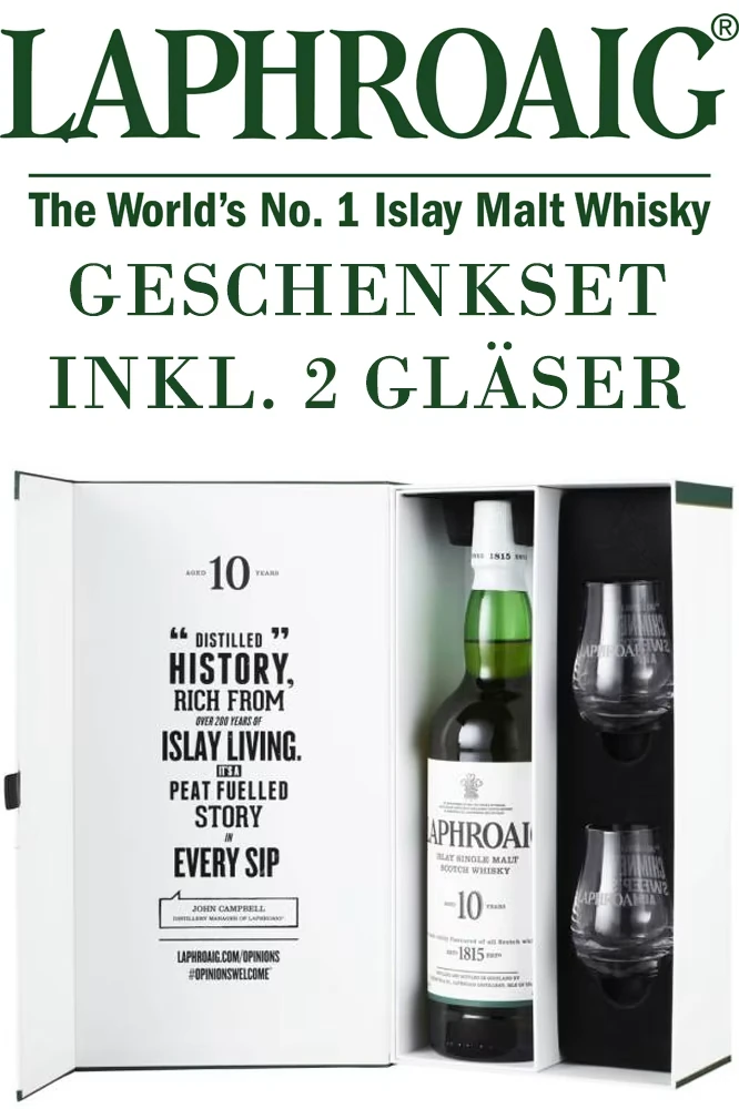 Laphroaig 10 Jahre Geschenkset
