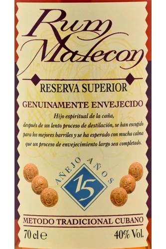Malecon 15 Jahre Reserva Superior Rum
