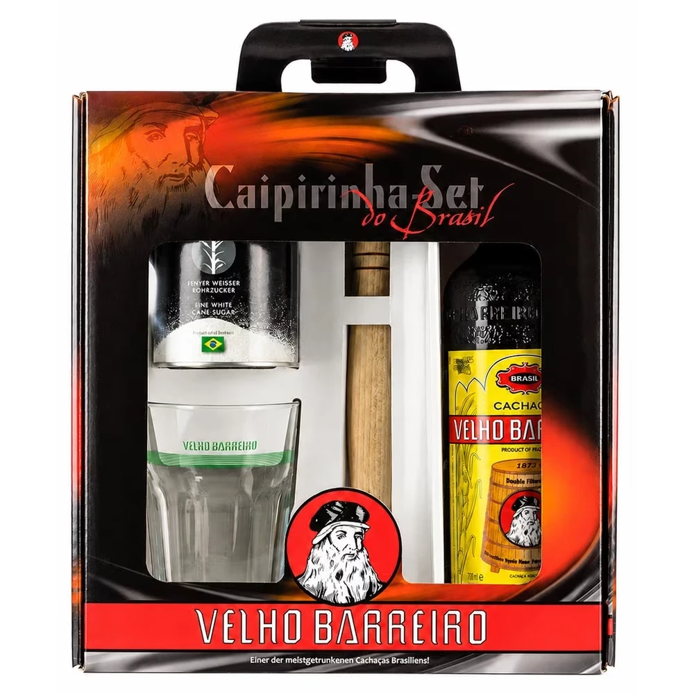 Cachaça Velho Barreiro - Caipirinha Set