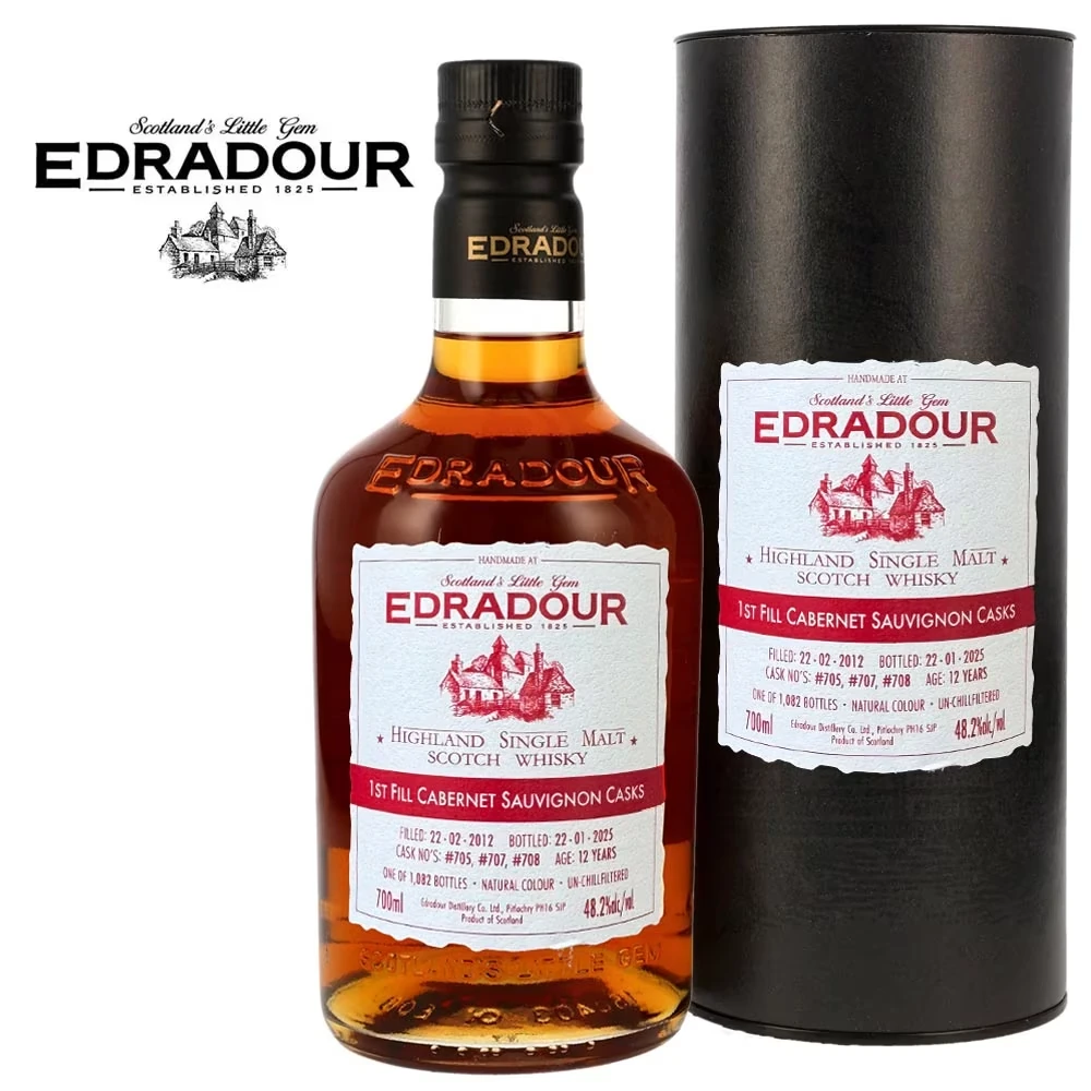 Edradour 12 Jahre - Cabernet Sauvignon Cask - St. Michael-Eppan