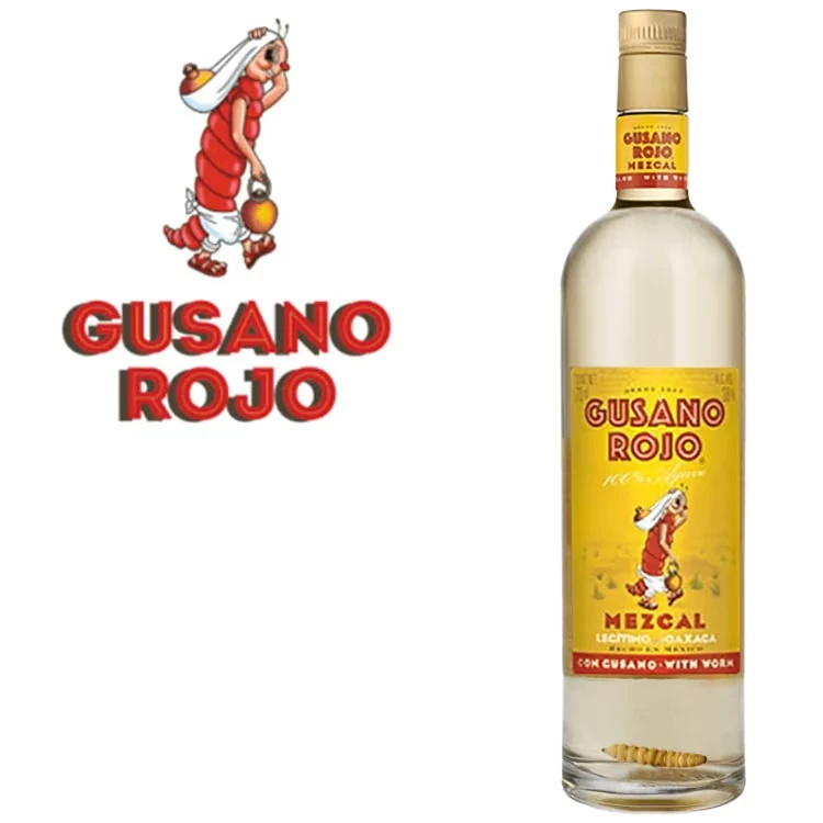 Mezcal_Gusano_Rojo_mit_Wurm