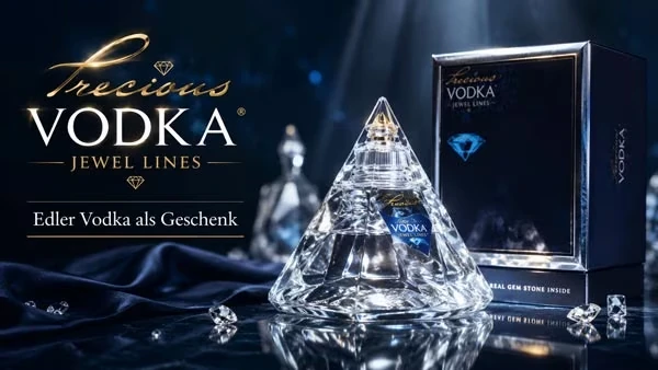Vodka als Geschenk: Warum der Precious Vodka Jewel Lines mehr ist als nur eine schöne Flasche