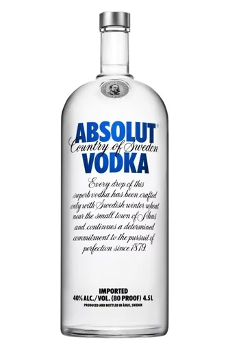 Absolut Blue 4,5 Liter Vodka