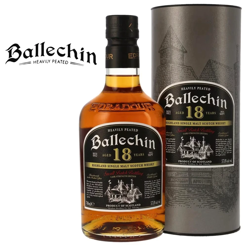 Ballechin 18 Jahre - 57,8% Vol. / 0,7 Liter