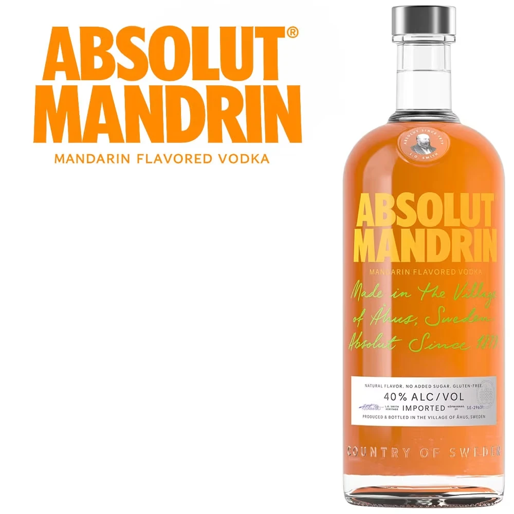 Absolut Mandrin Vodka - 1 Liter