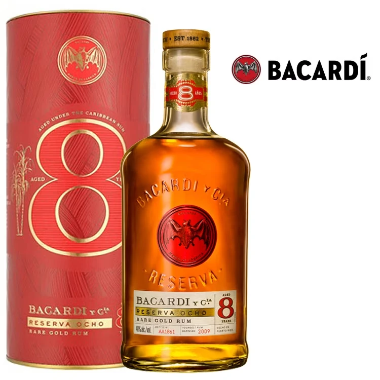 Bacardi 8 Jahre, Alkohol, Getränk, Whisky, Bier