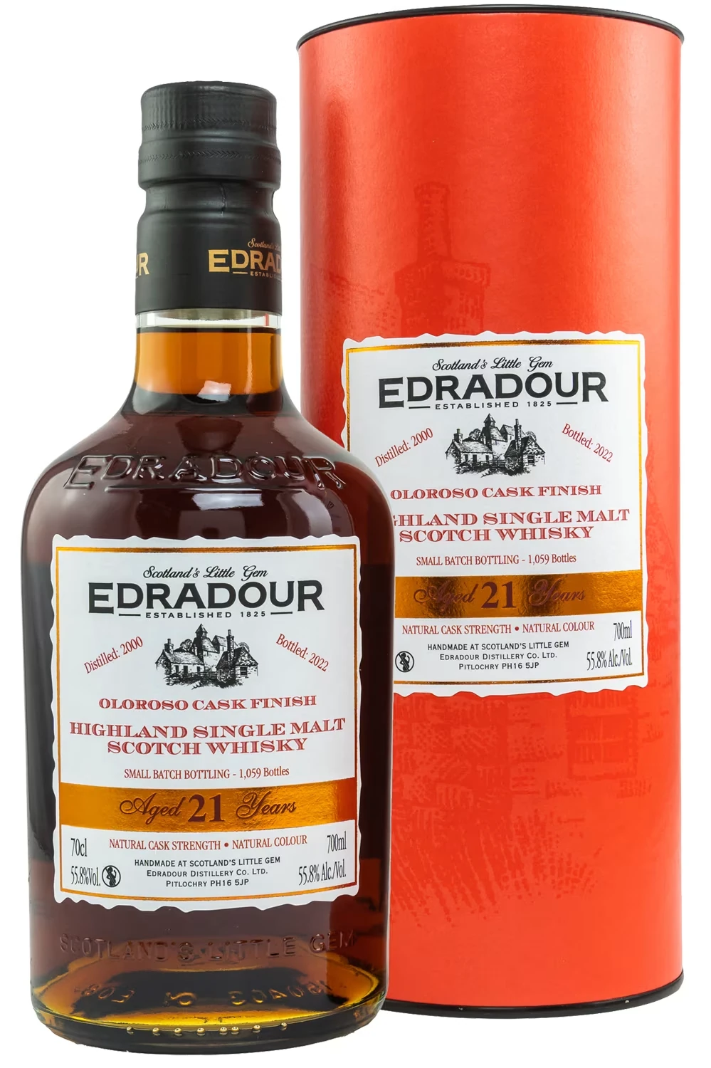 Edradour 21 Jahre Oloroso Cask Finish