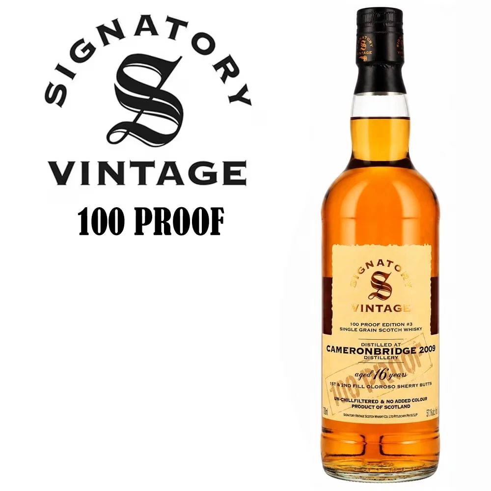 Cameronbridge 2009 - Signatory 16 Jahre - 100 Proof