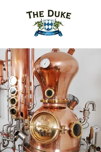 Brennkessel der Vodka Destillerie