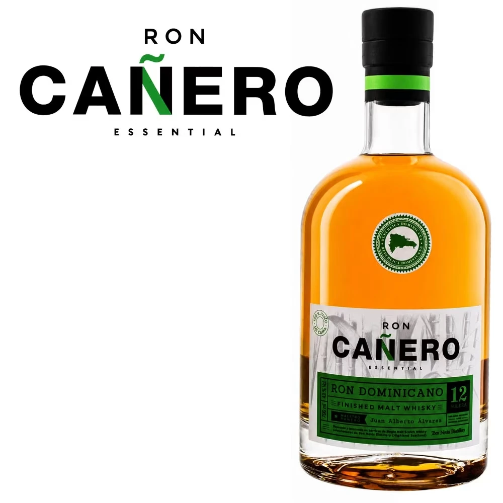 whiskey, Flasche, Ron Dominicano, 12 Jahre, grünes Etikett