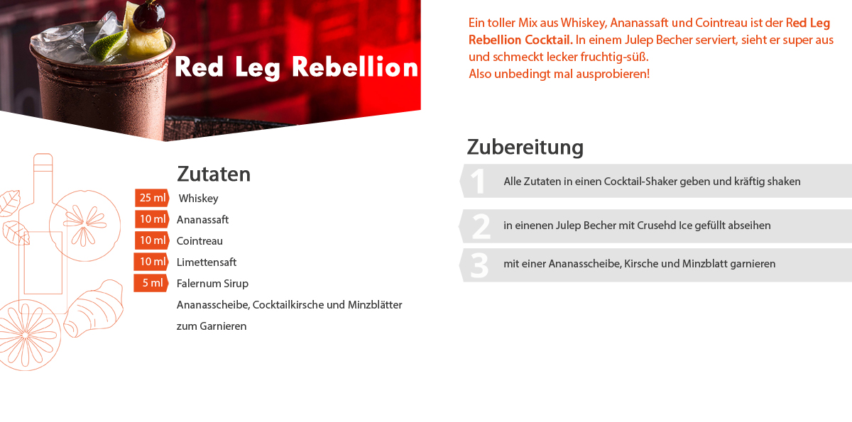 Red Leg Rebellion Cocktail