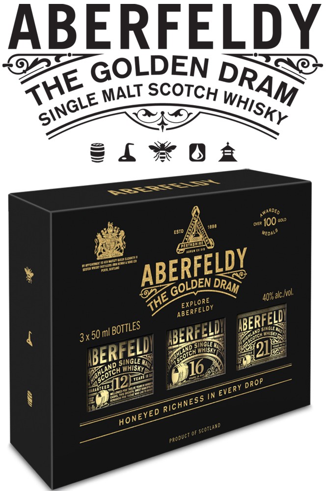 Aberfeldy Discovery Pack - 3 x 50 ml