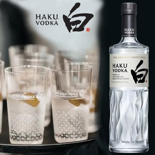 Suntory Haku Vodka & 2 tolle Gläser