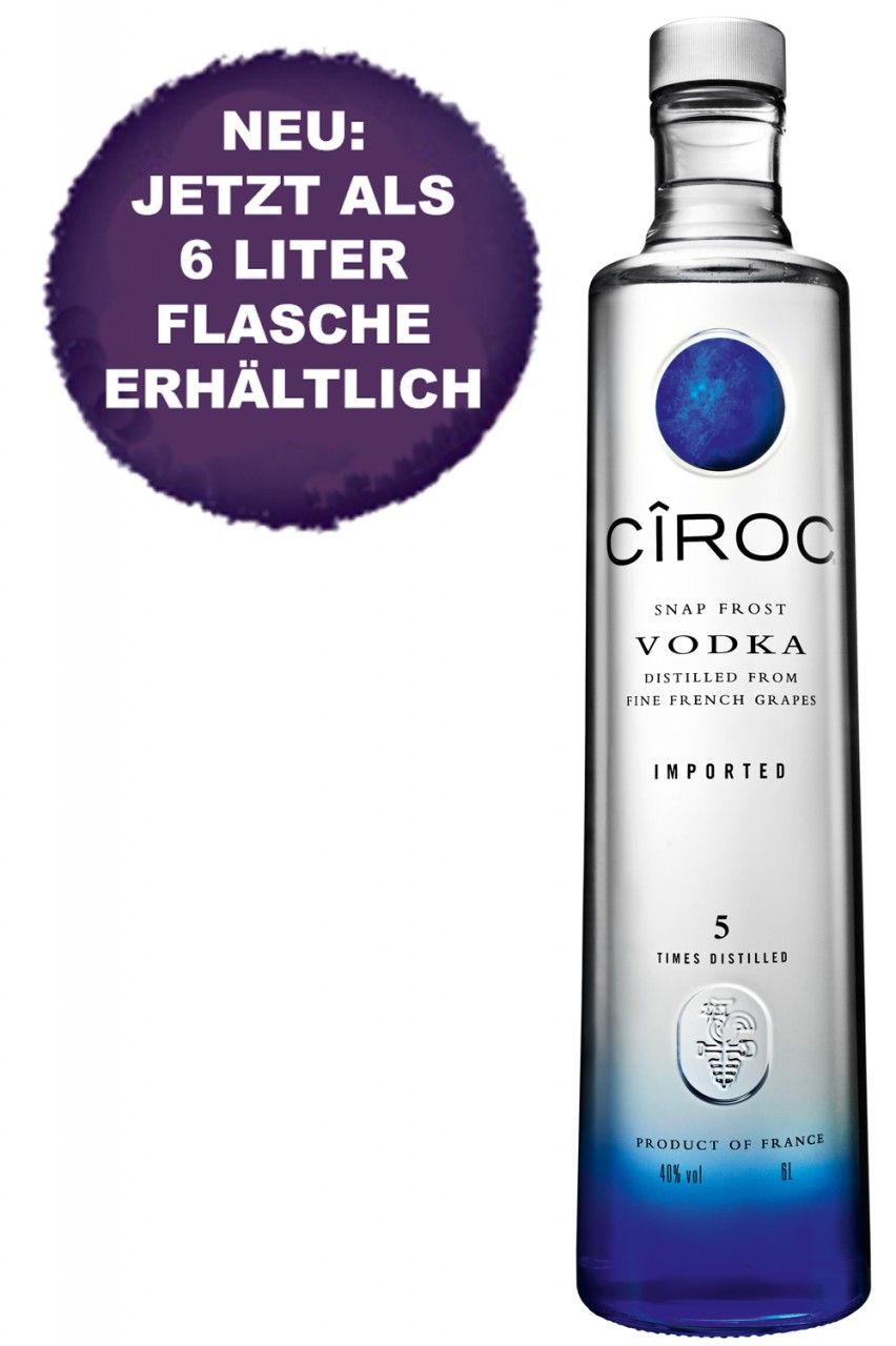 Ciroc Vodka - 6 Liter