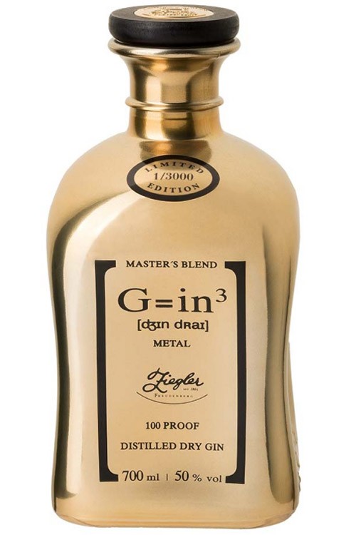 Ziegler G=in³ Gold Gin - Limited Edition