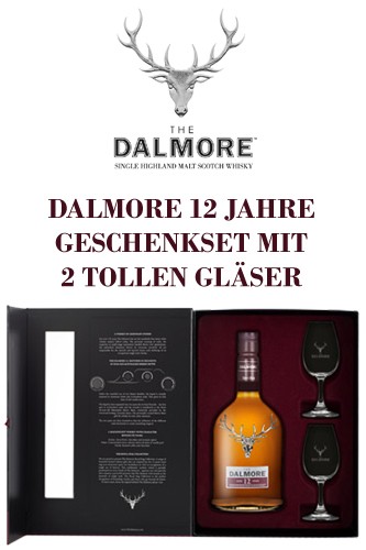 Dalmore 12 Jahre Geschenkset mit Gläser
