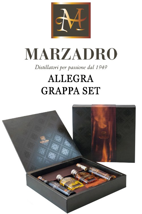 Marzadro Allegra Grappa Set