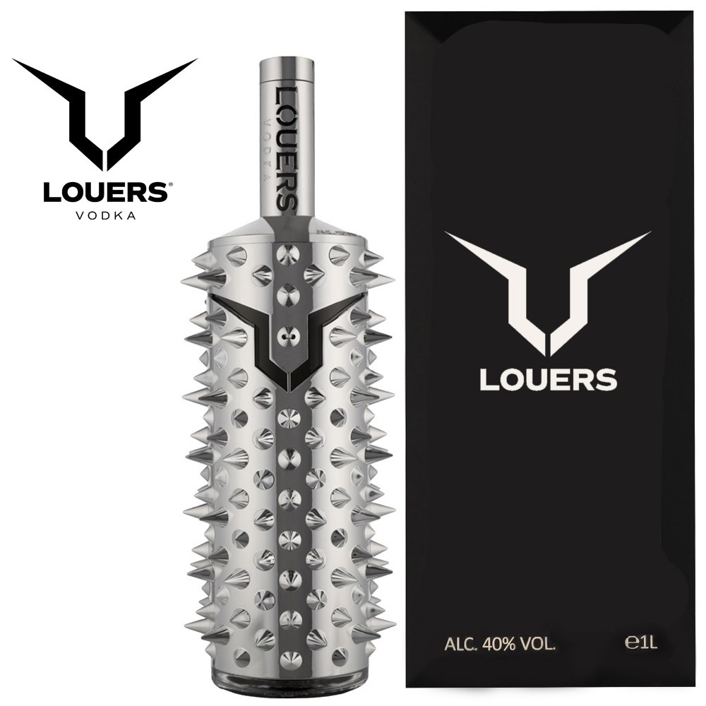 Louers Ultra Premium Vodka LED - Holzbox