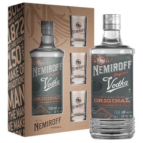 Nemiroff Original Vodka - Geschenkset