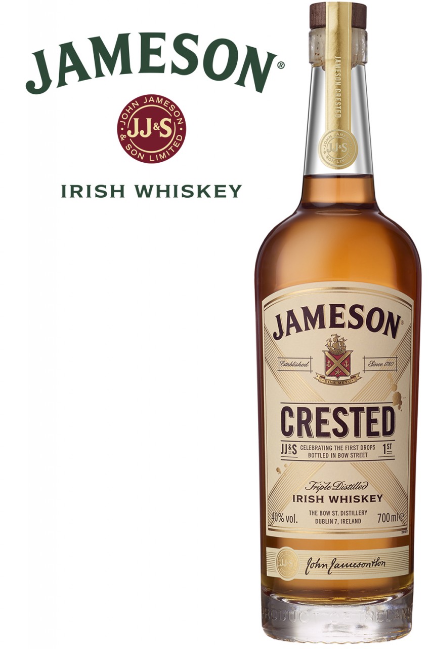 Jameson Crested Irish Whiskey Flasche