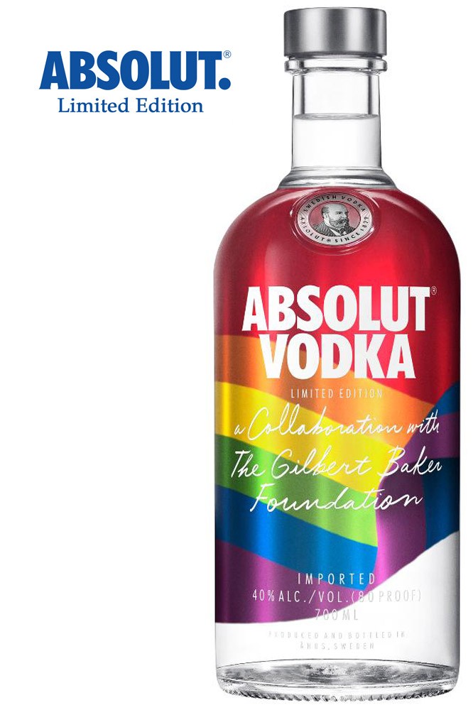 Absolut Rainbow Vodka - Gilbert Baker Edition