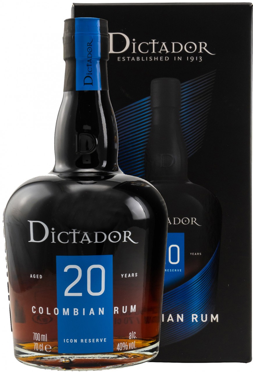 Dictator 20 Jahre Rum mit Geschenkbox
