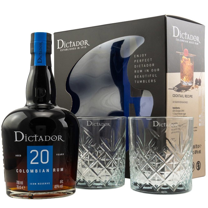 Dictador 20 Rum Geschenkset