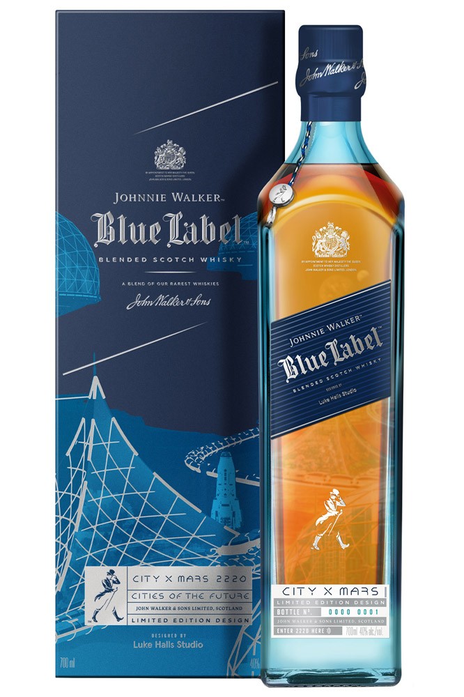 Johnnie Walker Blue Label Cities of the Future Mars 2220
