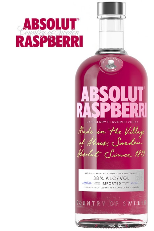 Absolut Raspberry Vodka - 1 Liter