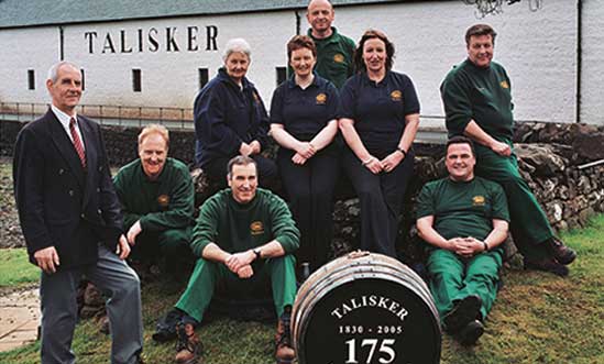 Talisker Distillery Team