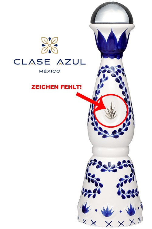 Clase Azul Reposado Tequila - Zeichen fehlt
