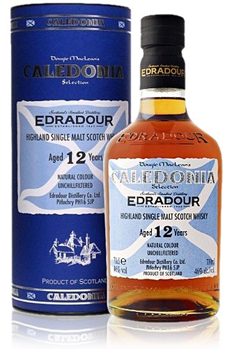 Edradour 12 Jahre Caledonia Vodka - Haus