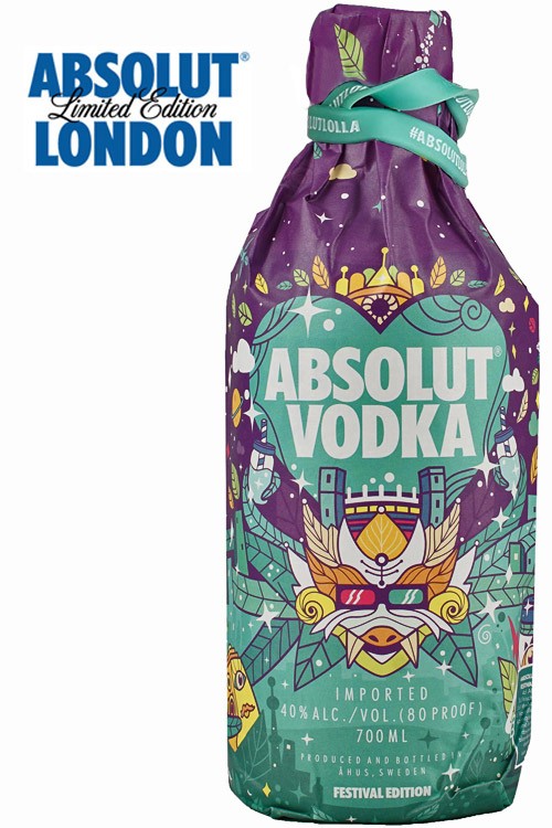 Absolut Lollapalooza Festival Vodka - 0,7 Liter