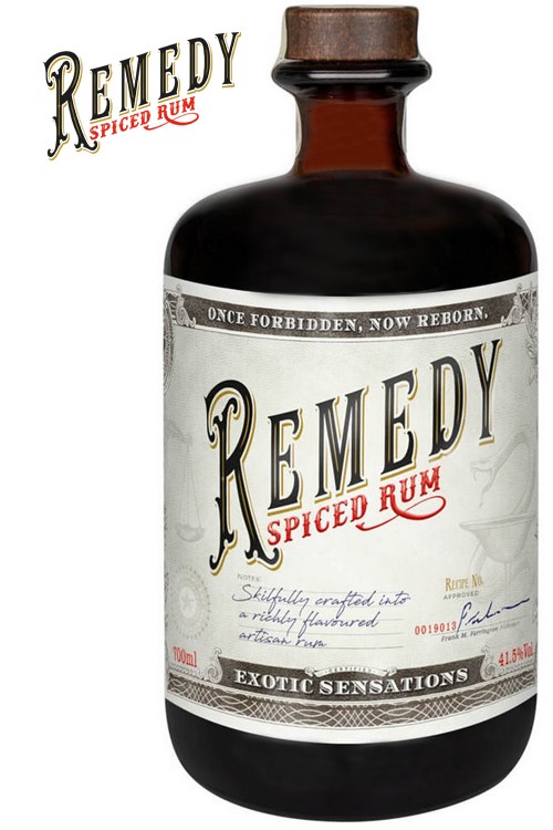 - Rum Vodka Spiced hergestellt Remedy karibischem Haus mit