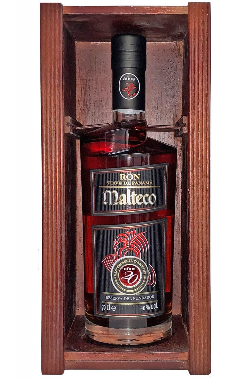 Malteco 20 Jahre Rum in Holzbox